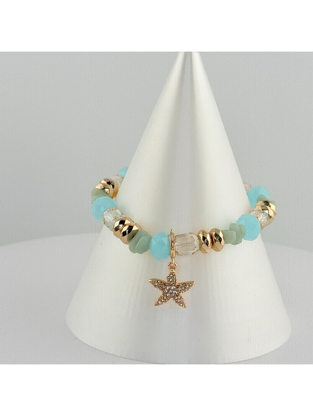 Bomb Party Single Stack Bracelet - on Yellow Gold #78
